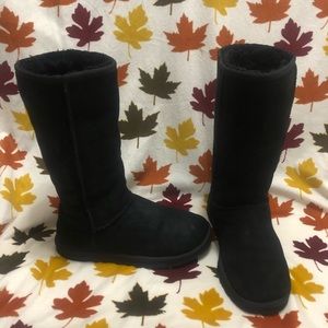 UGG Classic Black Winter Boot Tall